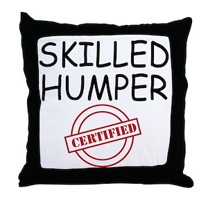 dogs will hump pillows when aroused